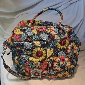 Vera Bradley Multicolor Floral Quilted Baby Bag